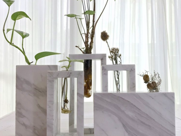 L151大理石花器【試管方系列 】