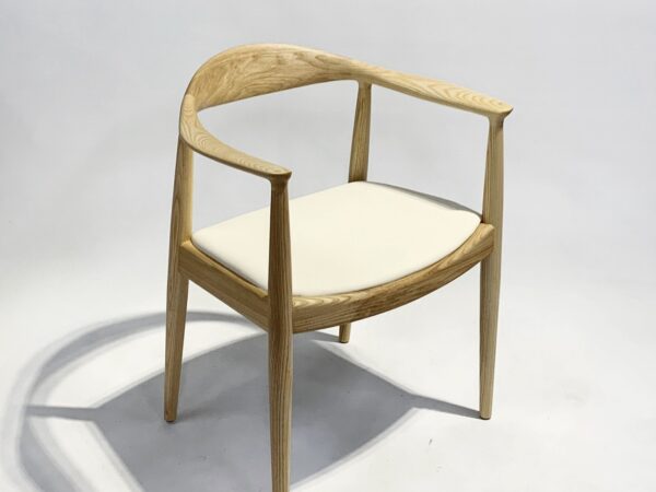 F096半島原木色實木椅